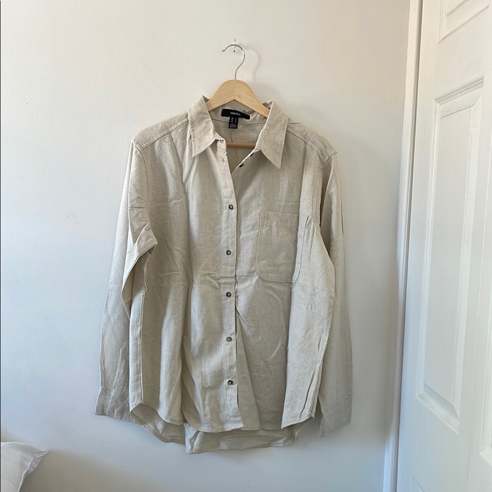 Light Tan Shirt Jacket